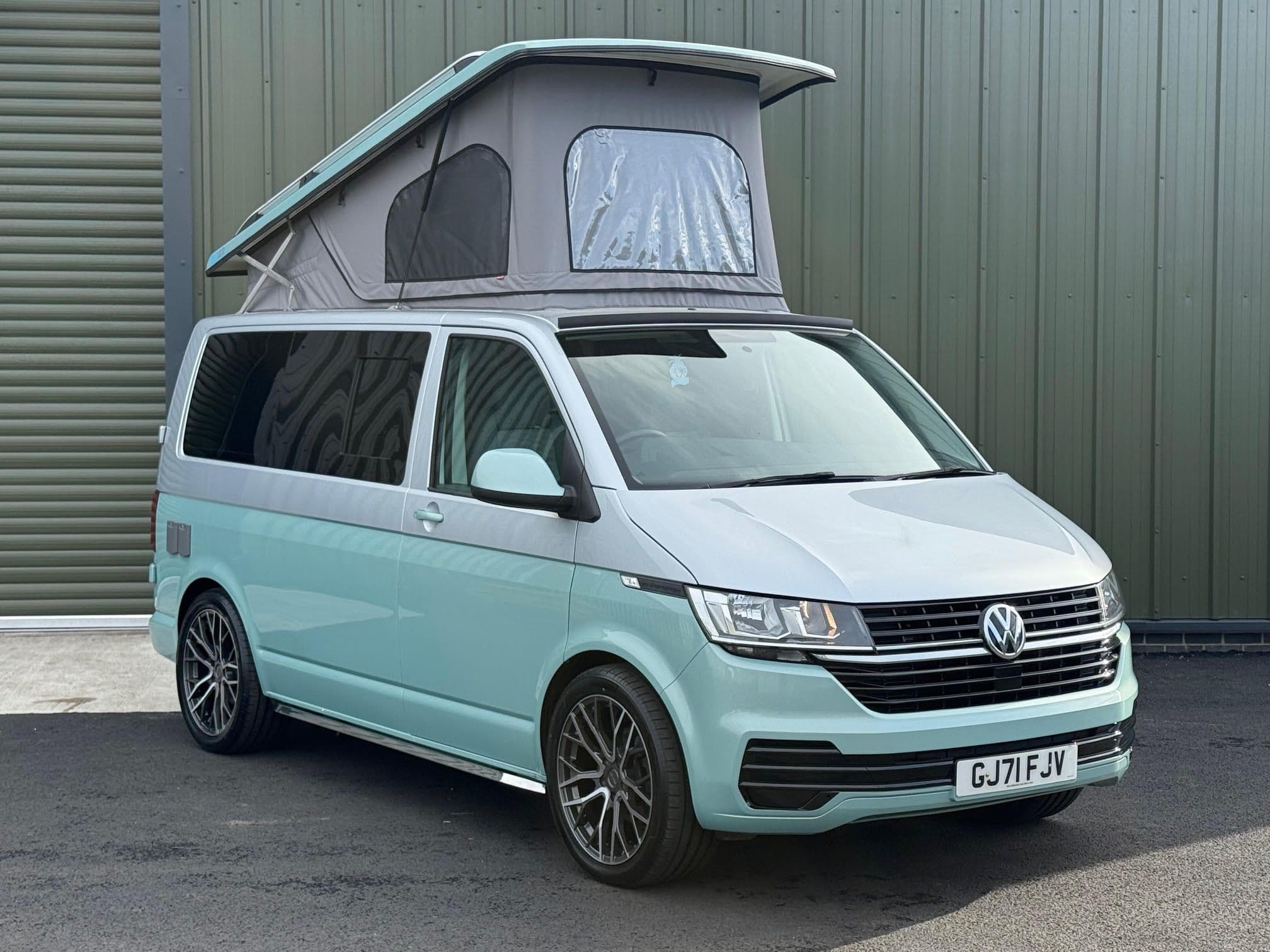 2021 VW T6.1 Startline 110bhp Transporter Campervan (Reflex silver / Ocean Wave Green)