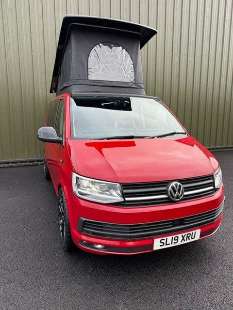 Red VW T6 Edition Transporter Campervan